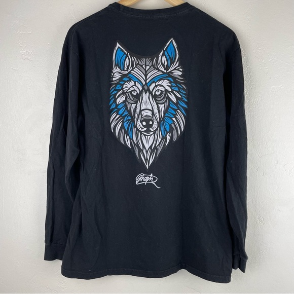 Vans Other - Vans x Schoph Off The Wall Wolf Longsleeve Shirt Medium